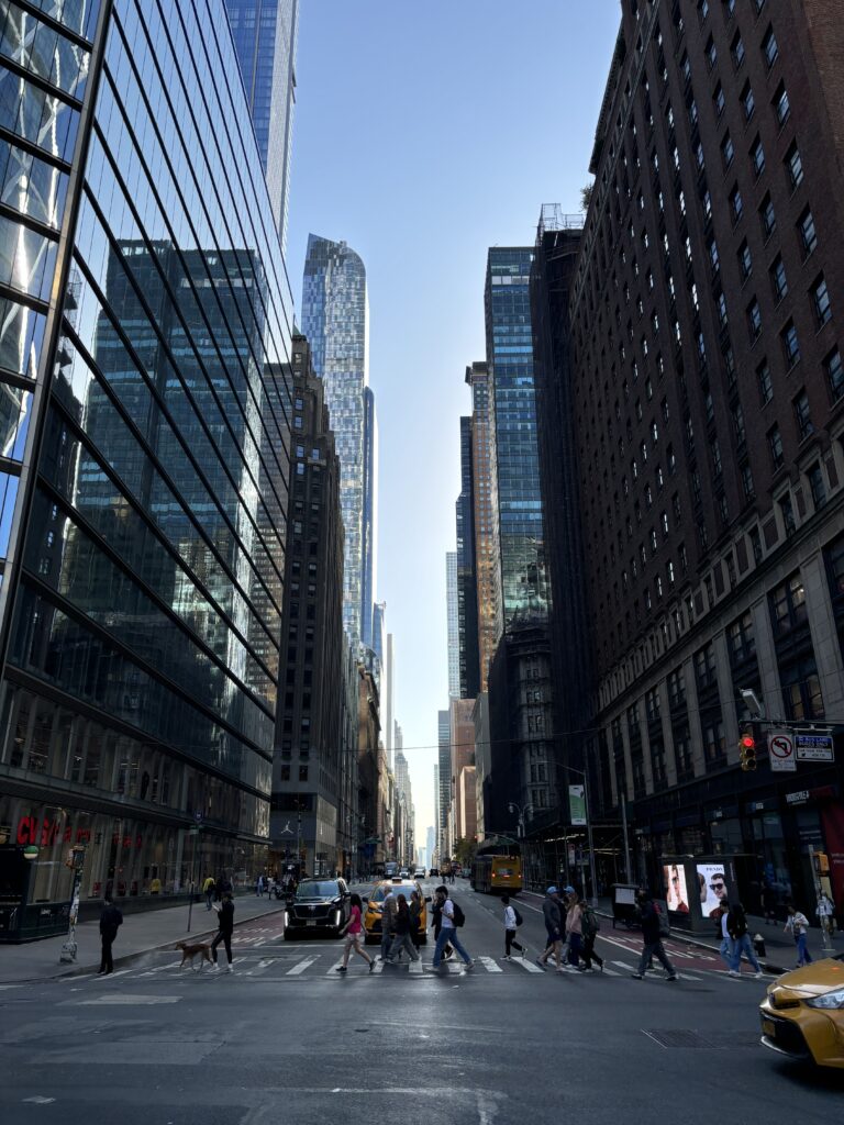 New York crosswalk